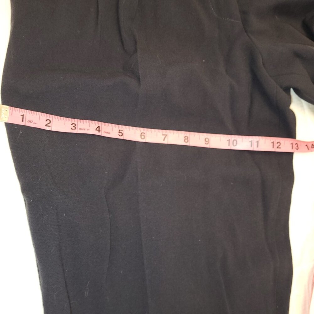Women's Giorgio Armani Black Label Retro Vintage Black Career Pants - 8 - Picture 10 of 10